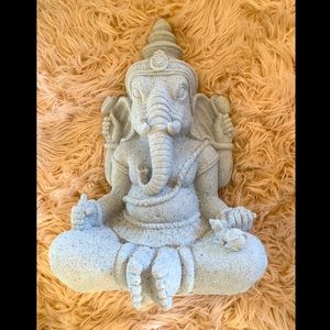 Sandstone Ganesha statue 17inches tall